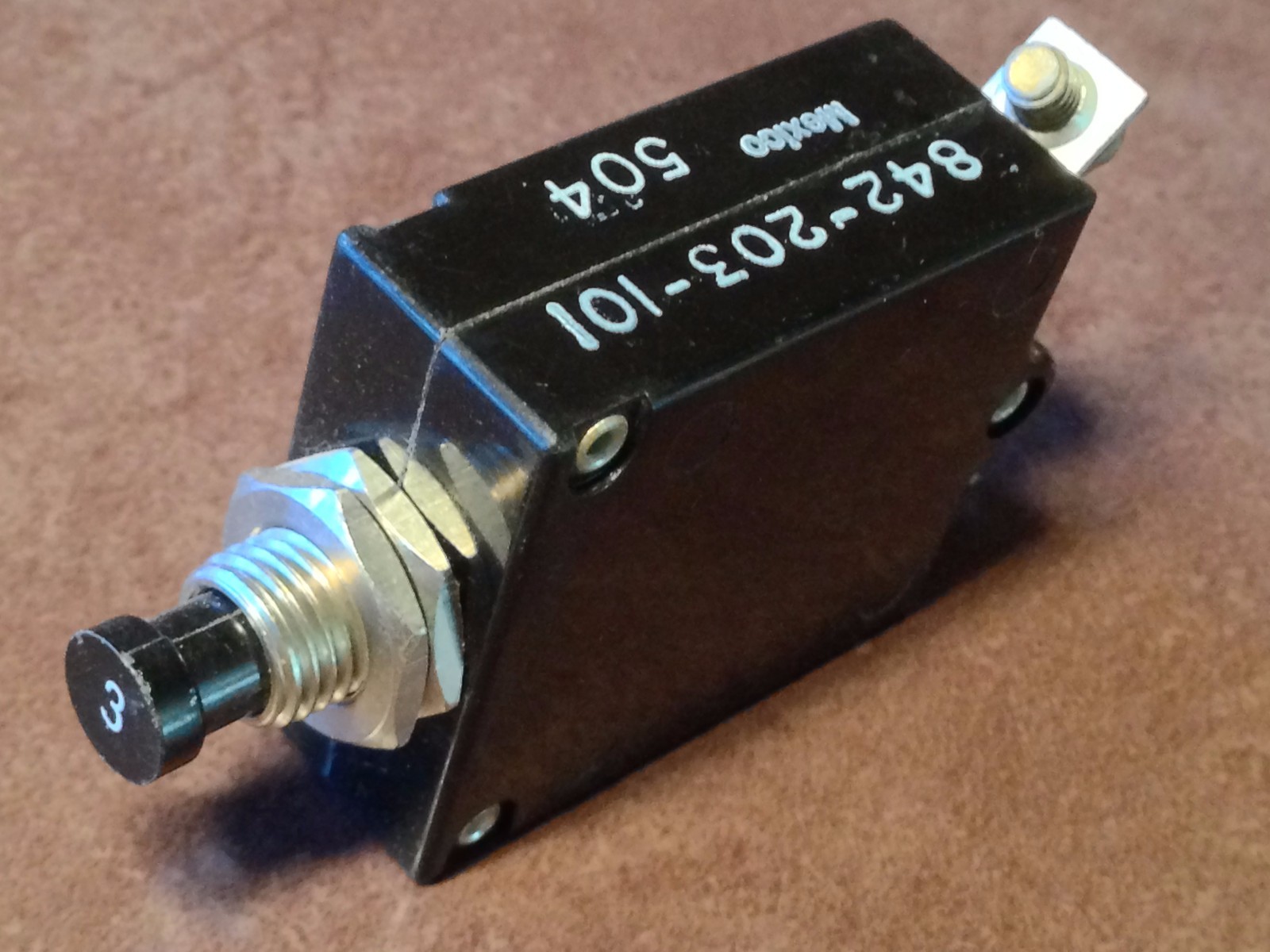 AMF Potter-Brumfield 3 Amp Circuit Breaker 842-203-101