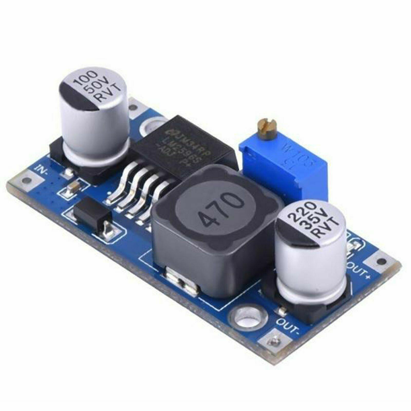 2PC LM2596 DC-DC buck adjustable step-down Power Supply Converter module