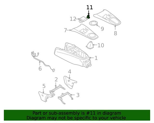 Genuine Mitsubishi Lighter Assembly MR233903