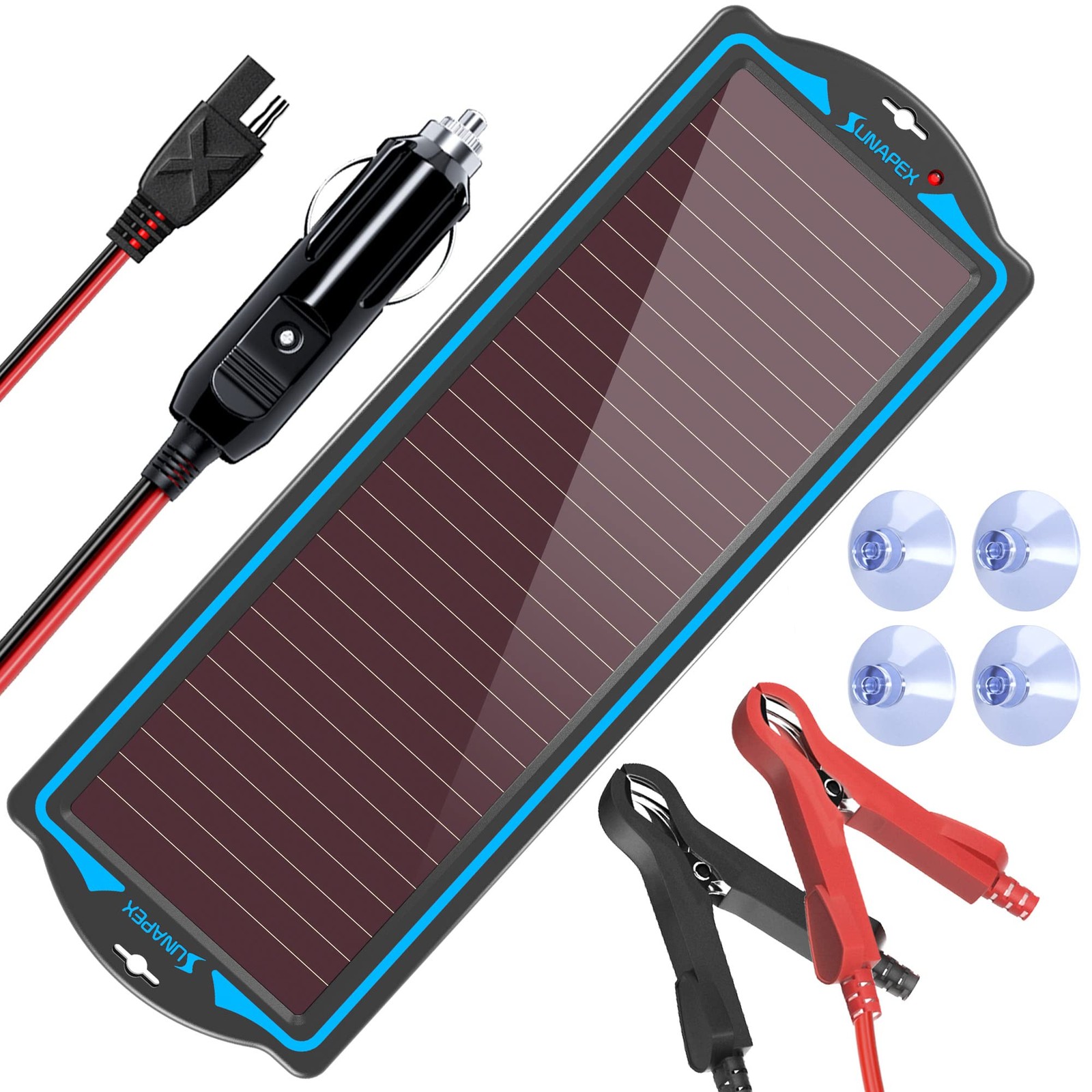 12V Solar Battery Charge: Waterproof Portable Solar Panel Kit - Battery Maintain