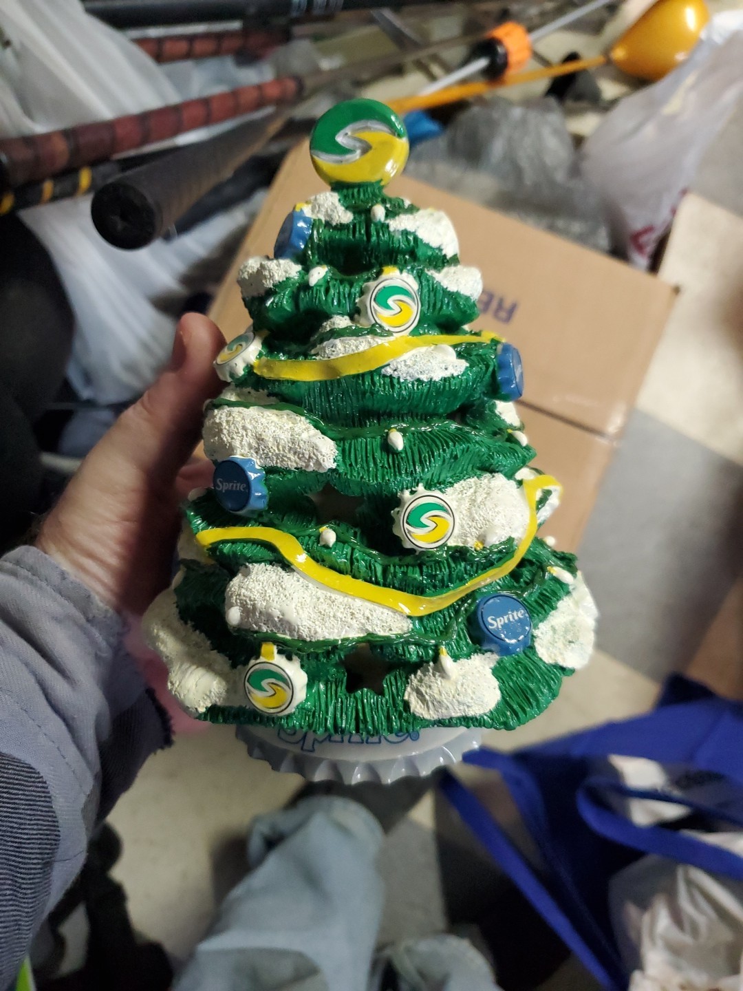 Sprite Christmas Tree New In Original Box.  1990's?