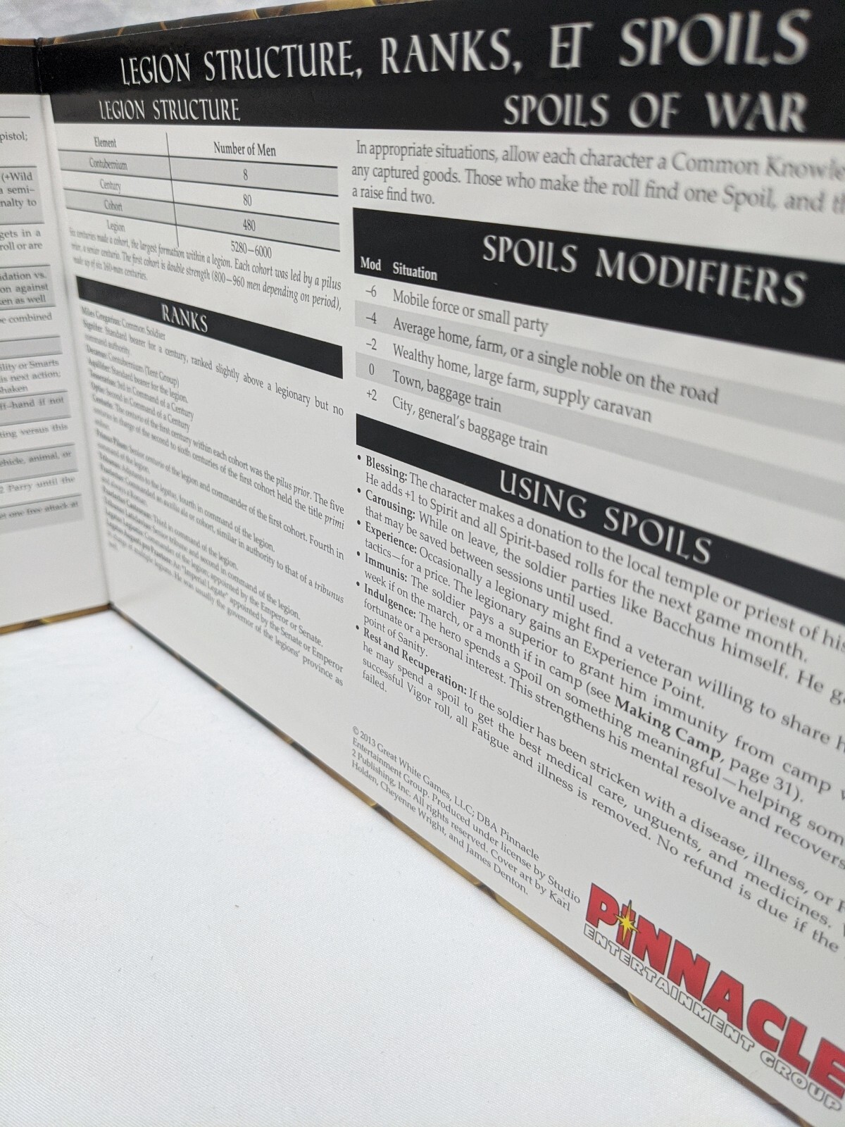 Weird Wars Rome Nox Germanica Adventure And DM Screen