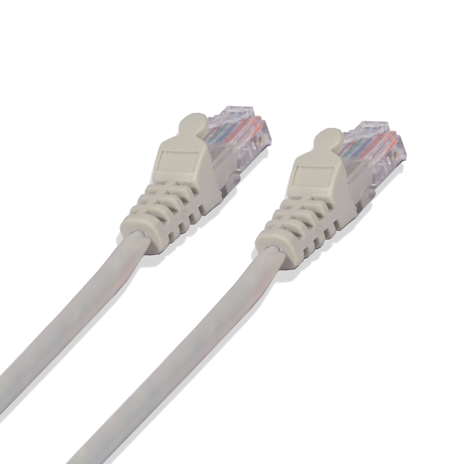 1Ft Cat5e Ethernet RJ45 Lan Wire Network UTP 1 Foot Patch Cable Gray (5 Pack)
