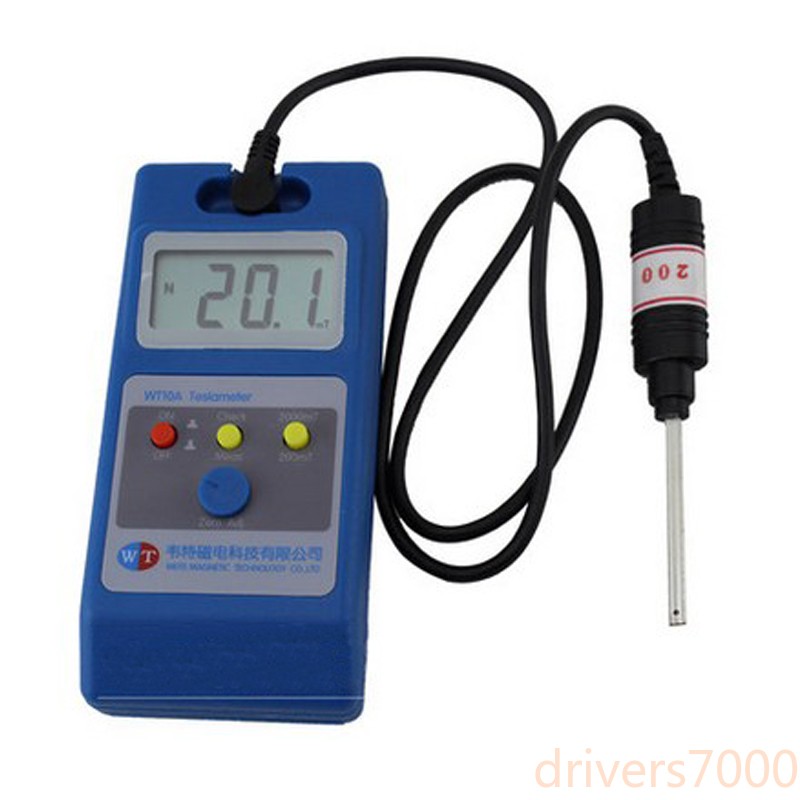 Gauss Meter Magnetic Field Strength Detecto Surface MagneticField Tester