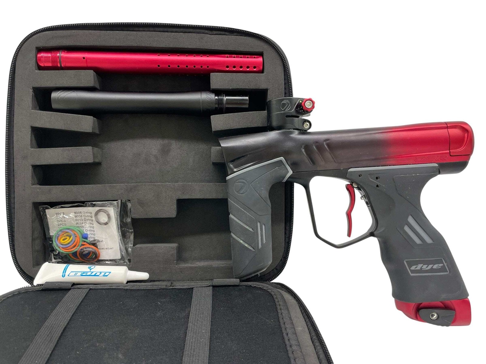 Dye Dsr+ Red to Black Fade Paintball Gun