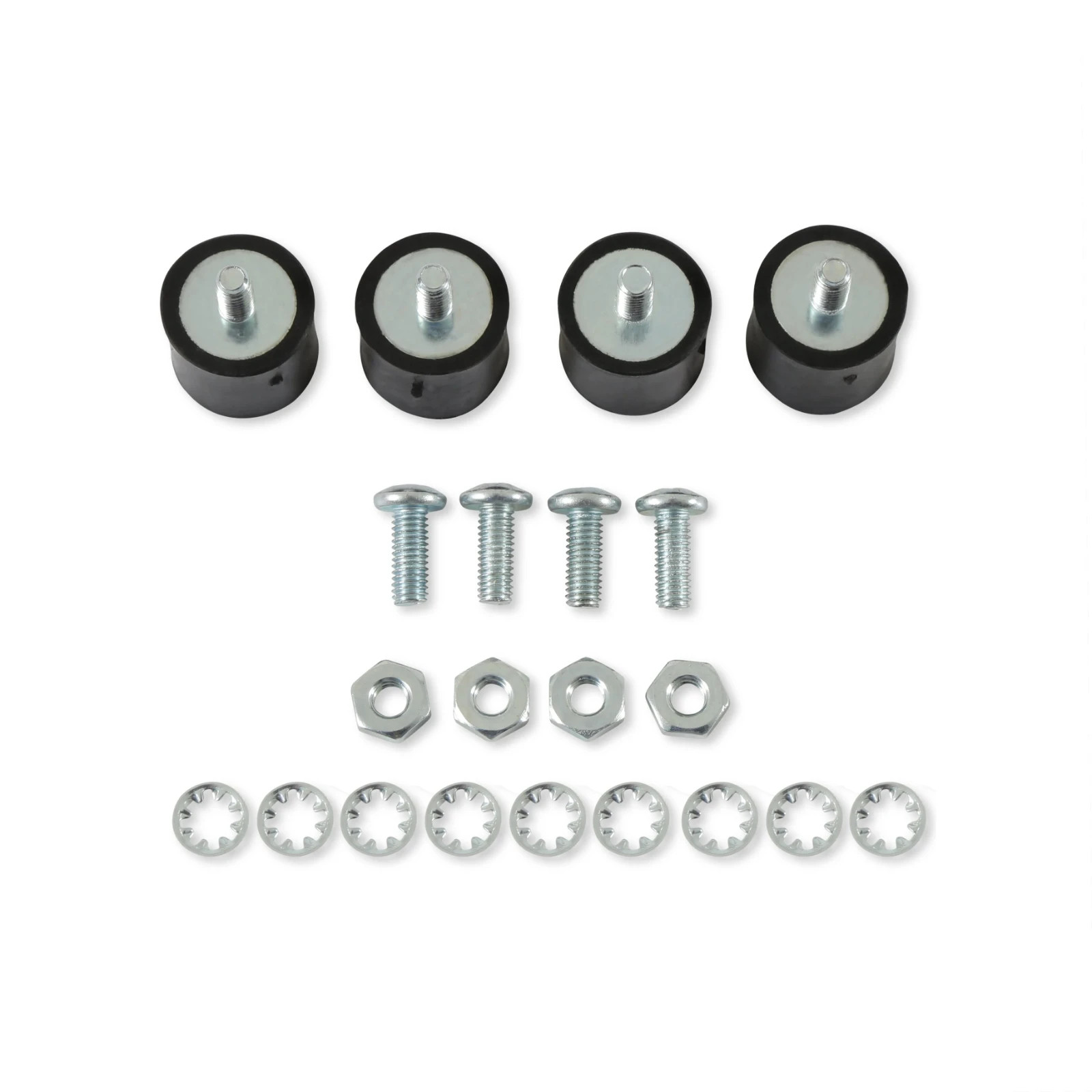 MSD 8823 Black Rubber Vibration Mounts 4 Pack For MSD 6 Series Ignition Modules