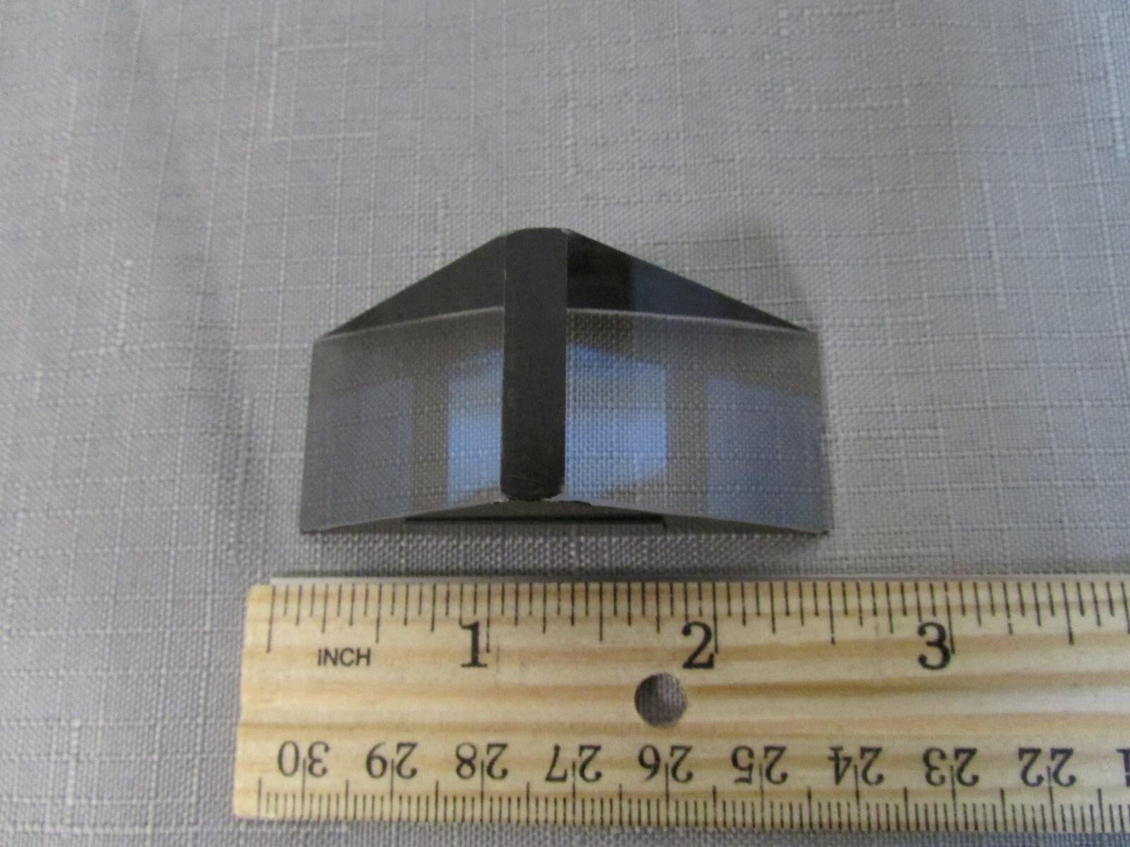 Tiyoda Microscope Part Large Prism From Base Illumination System - Chipped