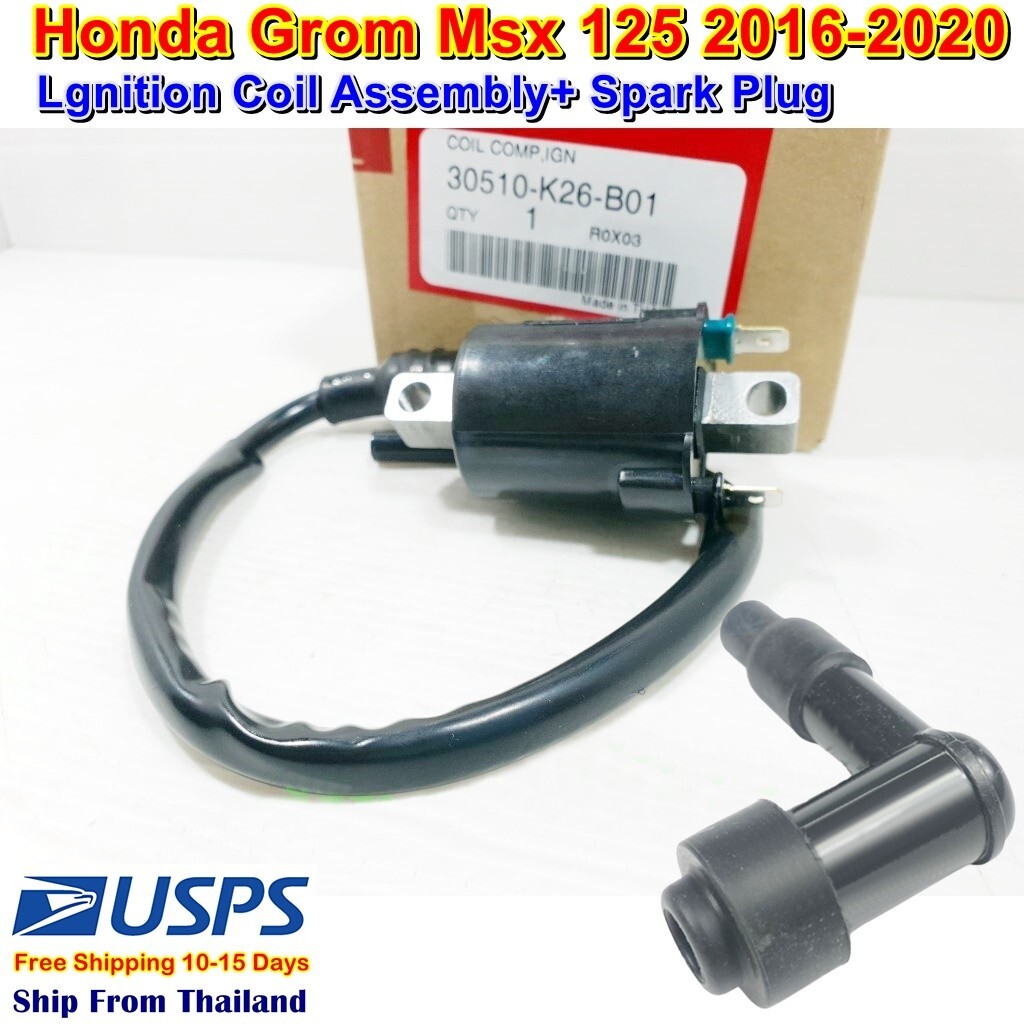 L17 Ignition Coil Assembly + SPARK PLUG CAP BOOT For Honda Grom Msx 125 2016-20