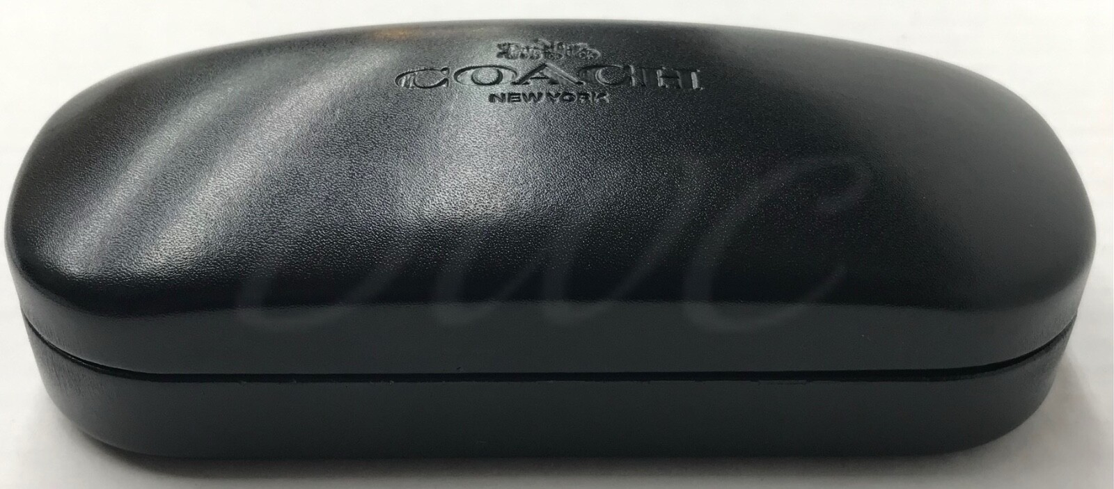 Coach Original Black Sunglasses eyeglass Case Hard Clamshell with cleaning cloth
