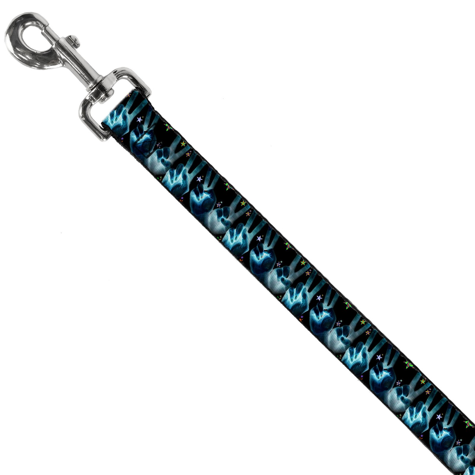 Dog Leash Peace & Starz NARROW 0.5"