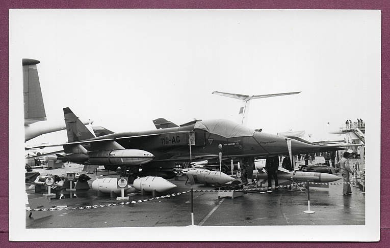 1973-1980s French ALA SEPECAT Jaguar 118-AG A4 Original Photo