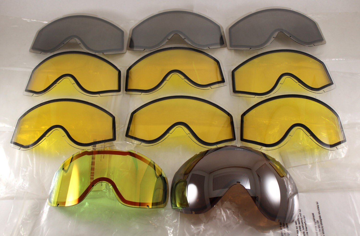 Electric, Spy and Ashbury Goggles Replacement Lens Lot of 11 New