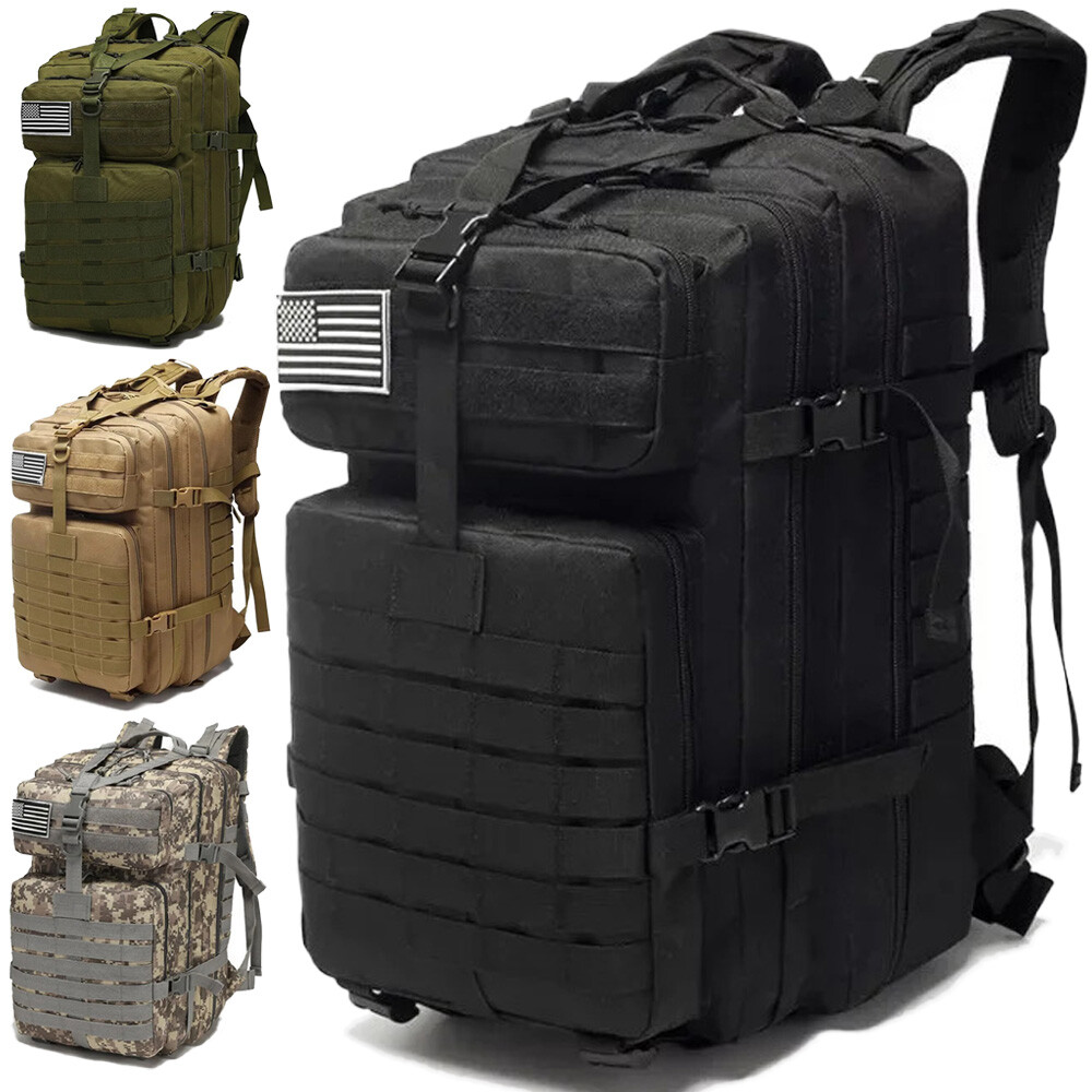 Military Tactical Backpack Large Army Pack 3 Day Assault Pack Molle Bag Rucksack