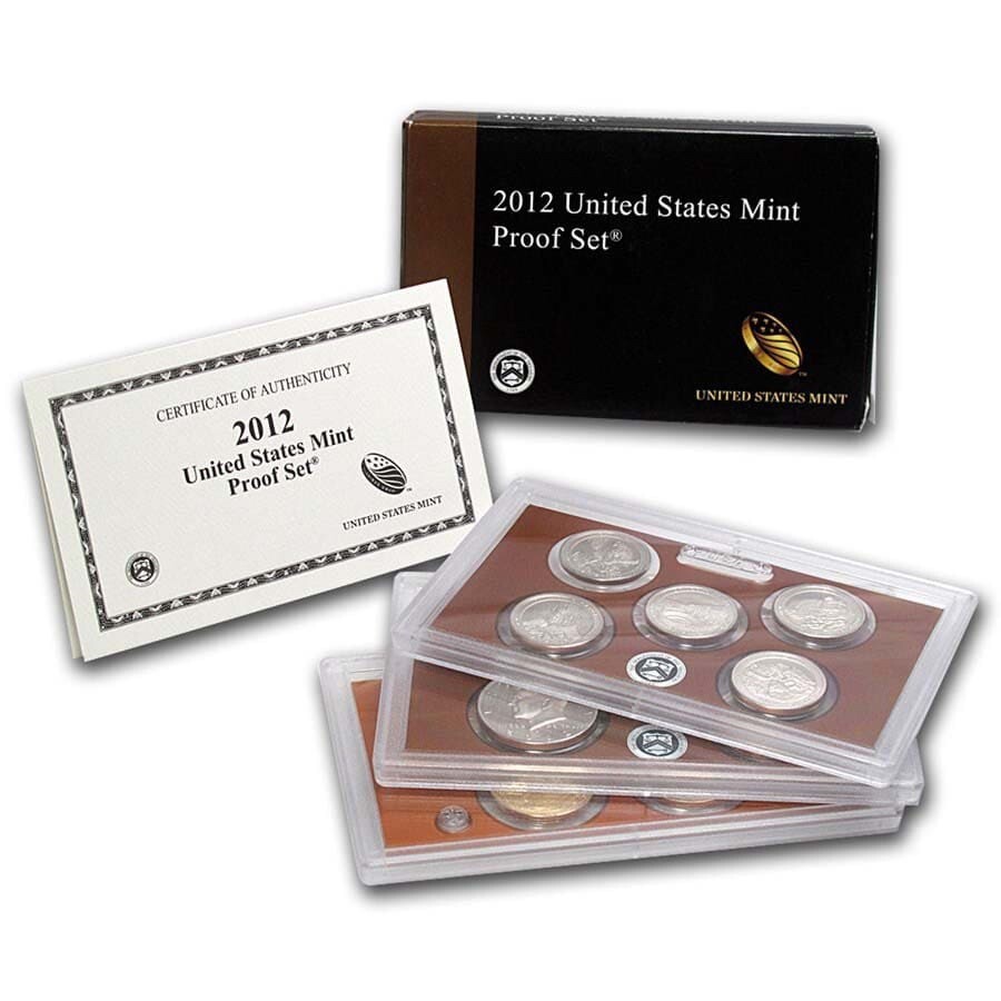 2012 Unites States Complete Proof Set 14 Coin Lot Collection w  OGP & COA