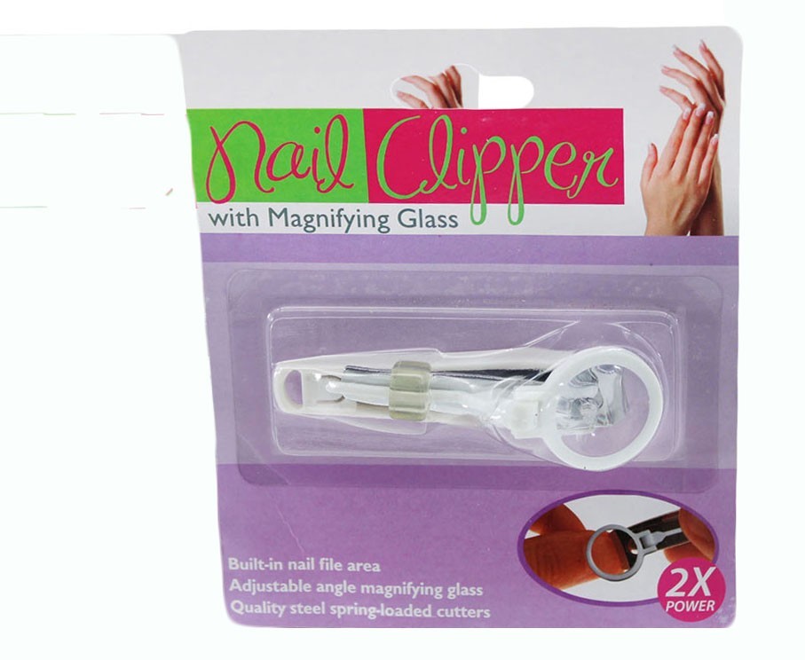Nail Clipper with Magnifying Glass 1 Count