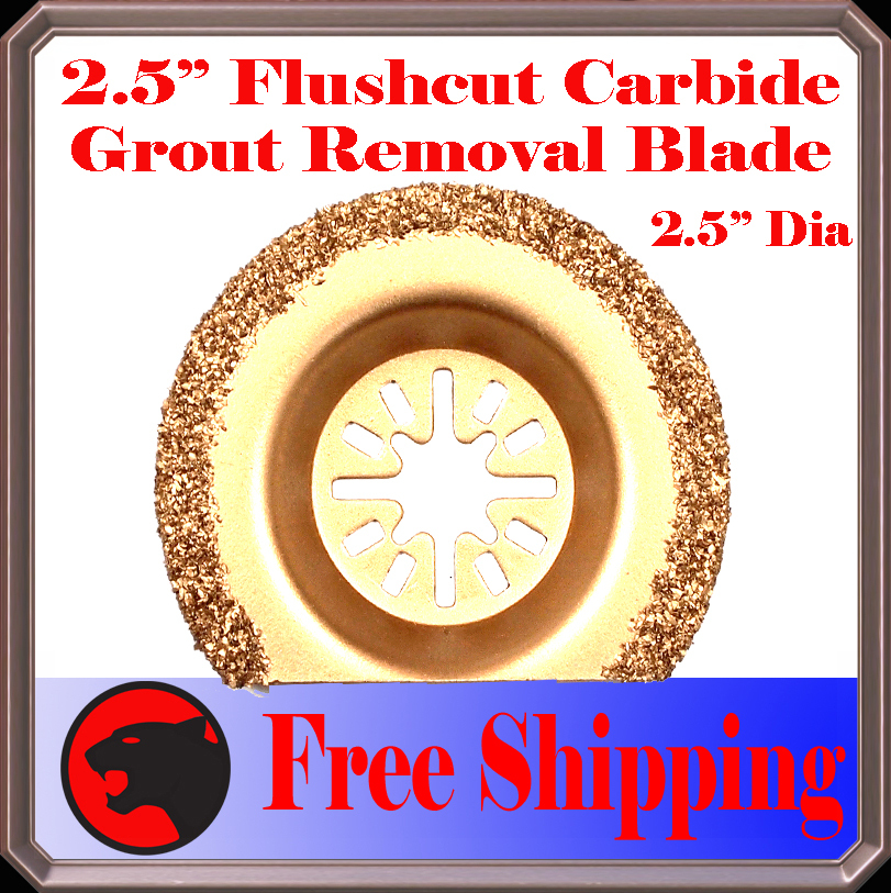4pc Diamond Carbide Grout Oscillating MultiTool Saw Blade For Dremel Bosch Fein