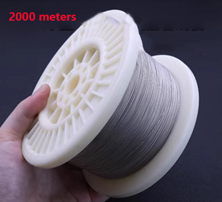 2000m Fine Diamond Cutting Wire Saw Blade Jade Metal Cutting Tools 0.12~0.45mm