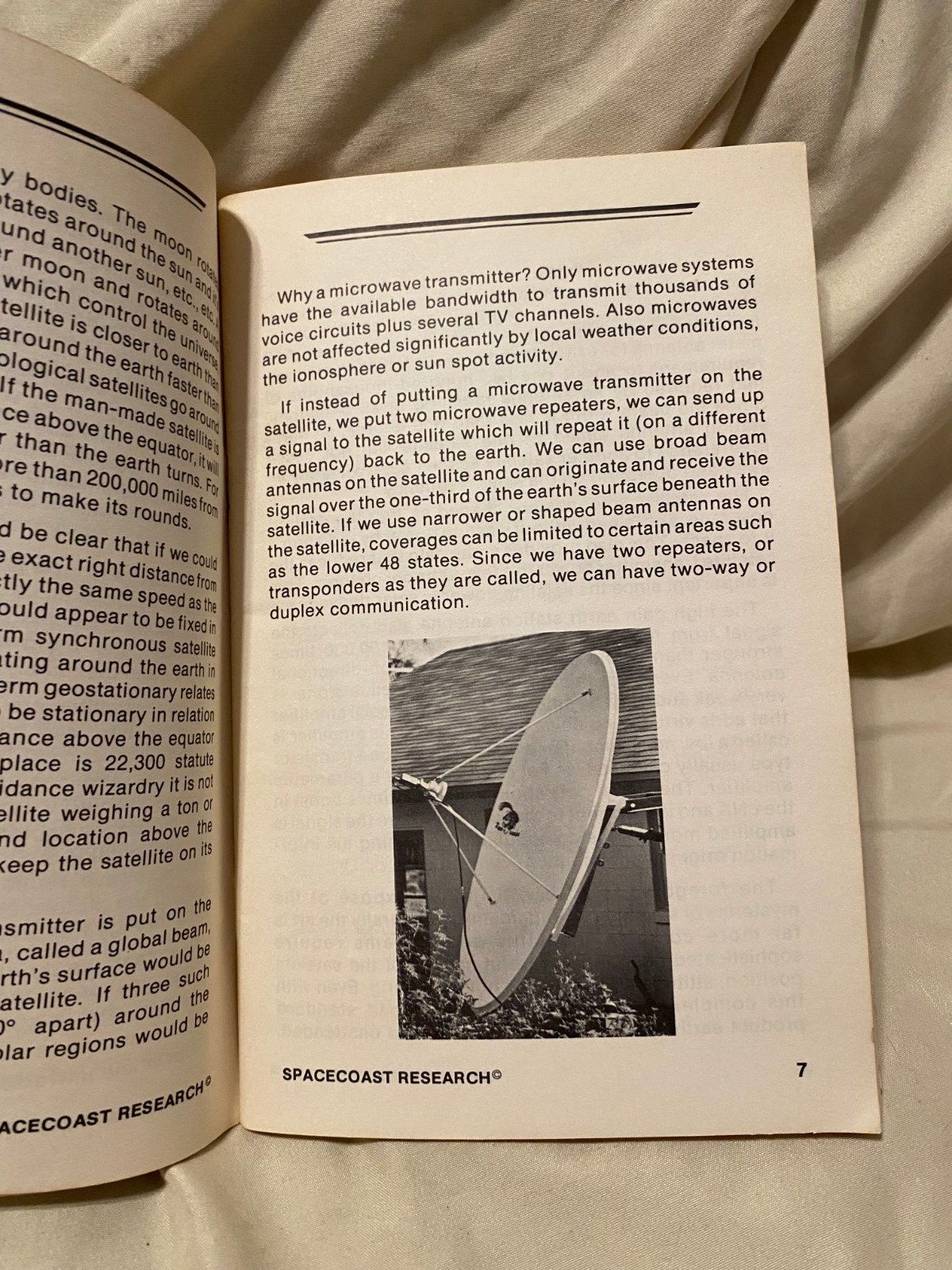 Earth Station Information Manual Tiger Tennas Spacecoast Research Paperback 1980