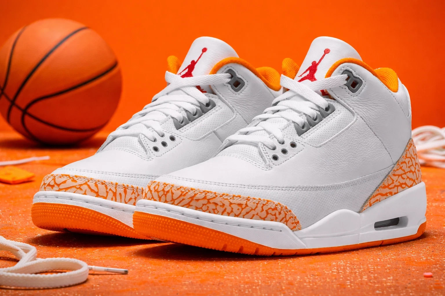 Size US 7-12 Jordan 3 “Orange Citrus” 2026 (MEN)