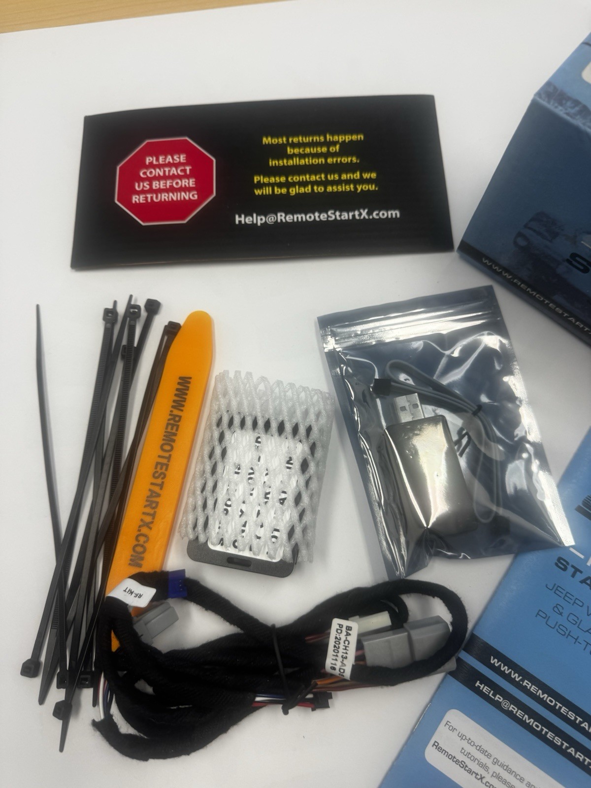 Start-X Remote Starter Kit Jeep Wrangler JL Gladiator JT Push To Start PTS