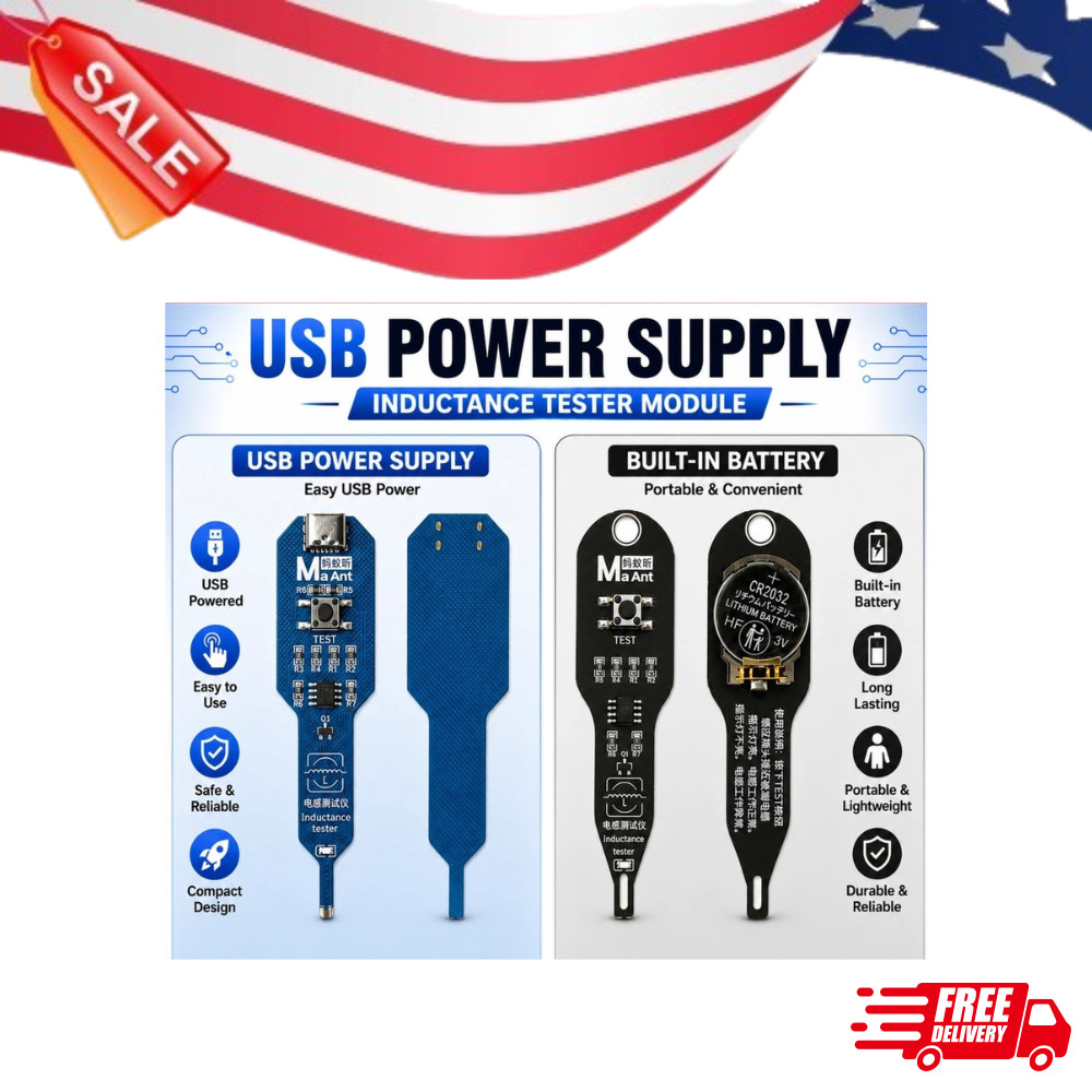M093 Inductance Tester Motherboard Coil Tester Inductor Detector Repair Tool SP*