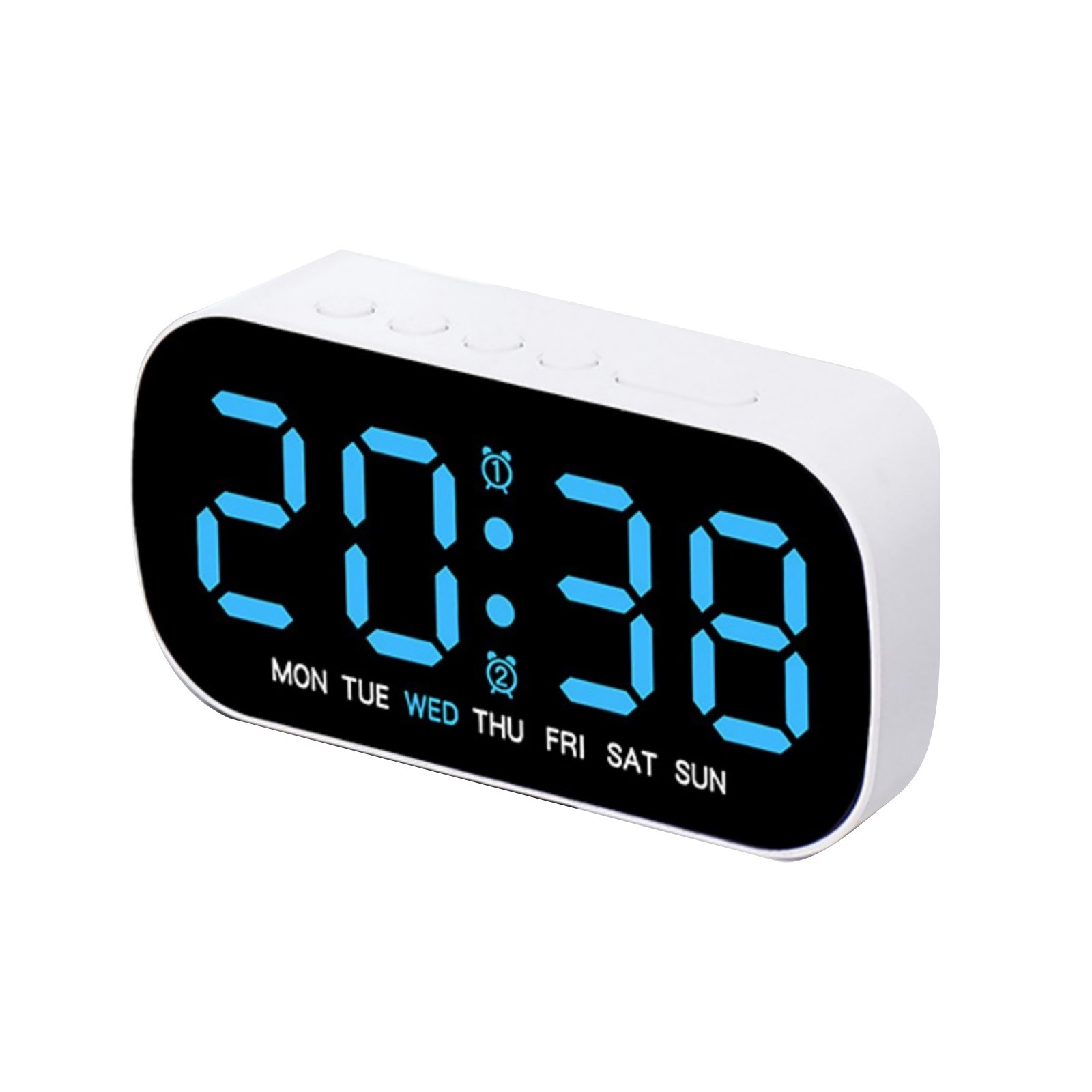 Auto Dimming Large LED Display Digital Alarm Clock With Snooze For Bedroom
