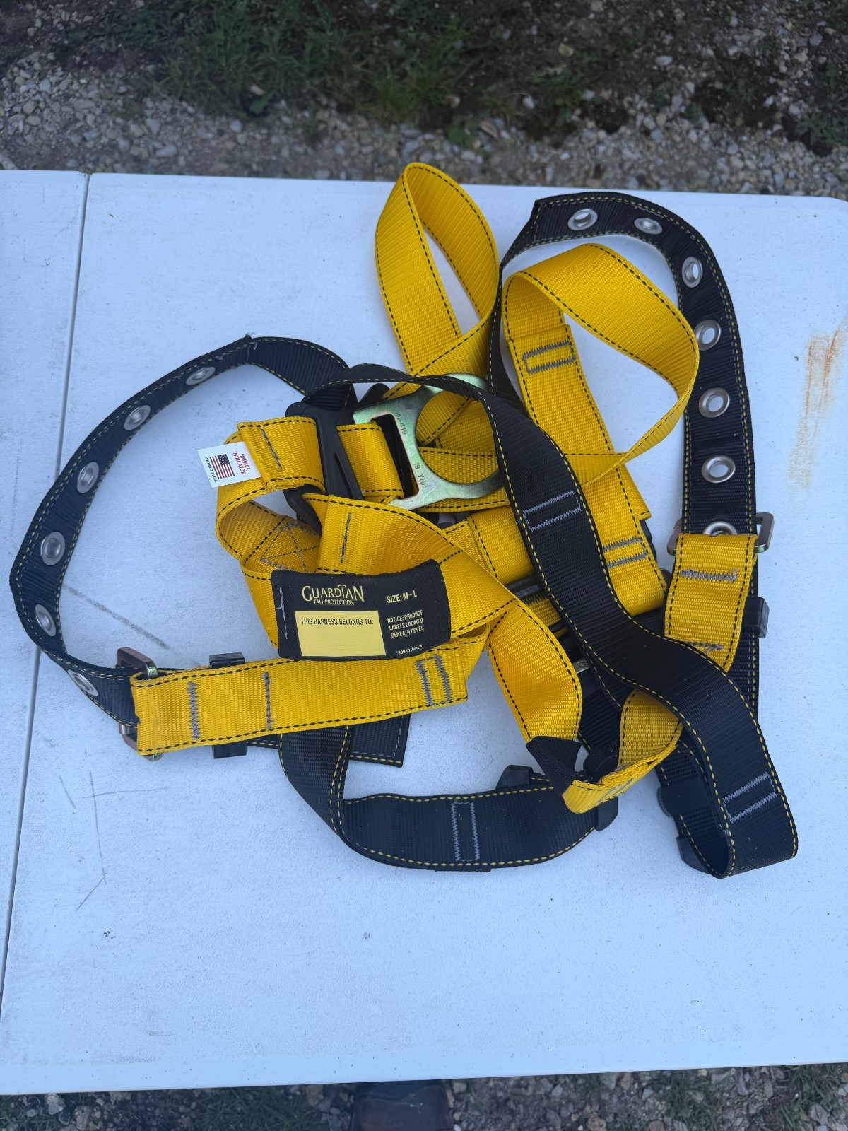 Guardian Fall Protection #37005 Series 1 Harness Chest & Legs Size M-L-Fast Ship