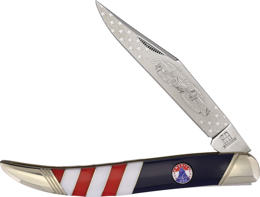 Rough Rider America 250th Anniversary Large Toothpick Folding Pocket Knife 2728