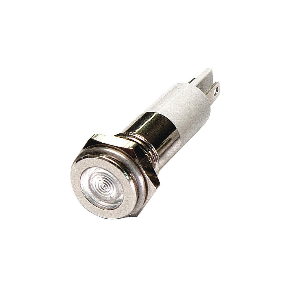 GRAINGER APPROVED 24M097 Flush Panel Light, White, 12 V DC 24M097