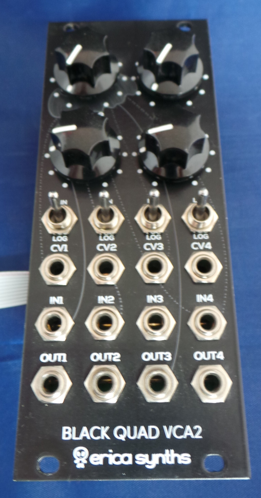Erica Synths Black Quad VCA 2 VCA Eurorack Module