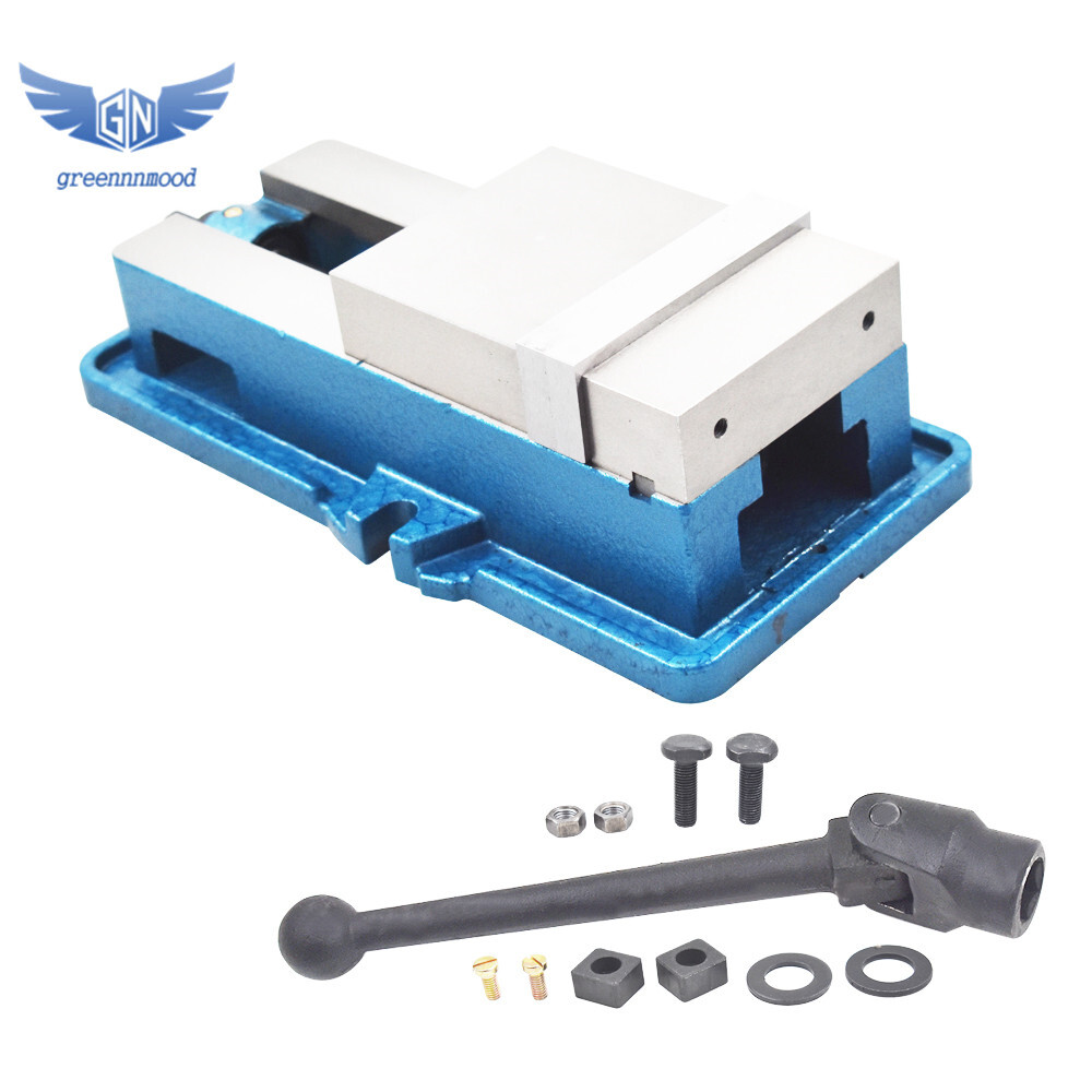 5" Lockdown CNC Milling Machine Vise Clamping Vice Precision Without Base