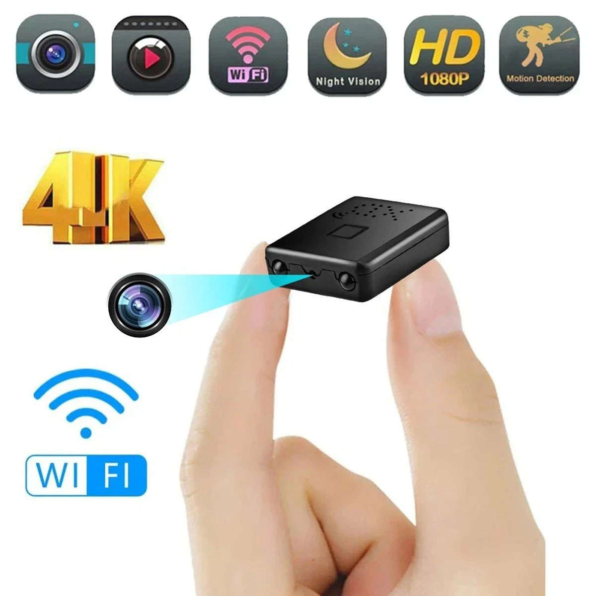 2026 Smart Mini WiFi Camera Wireless 1080P HD Night Cam w/Battery Home Security