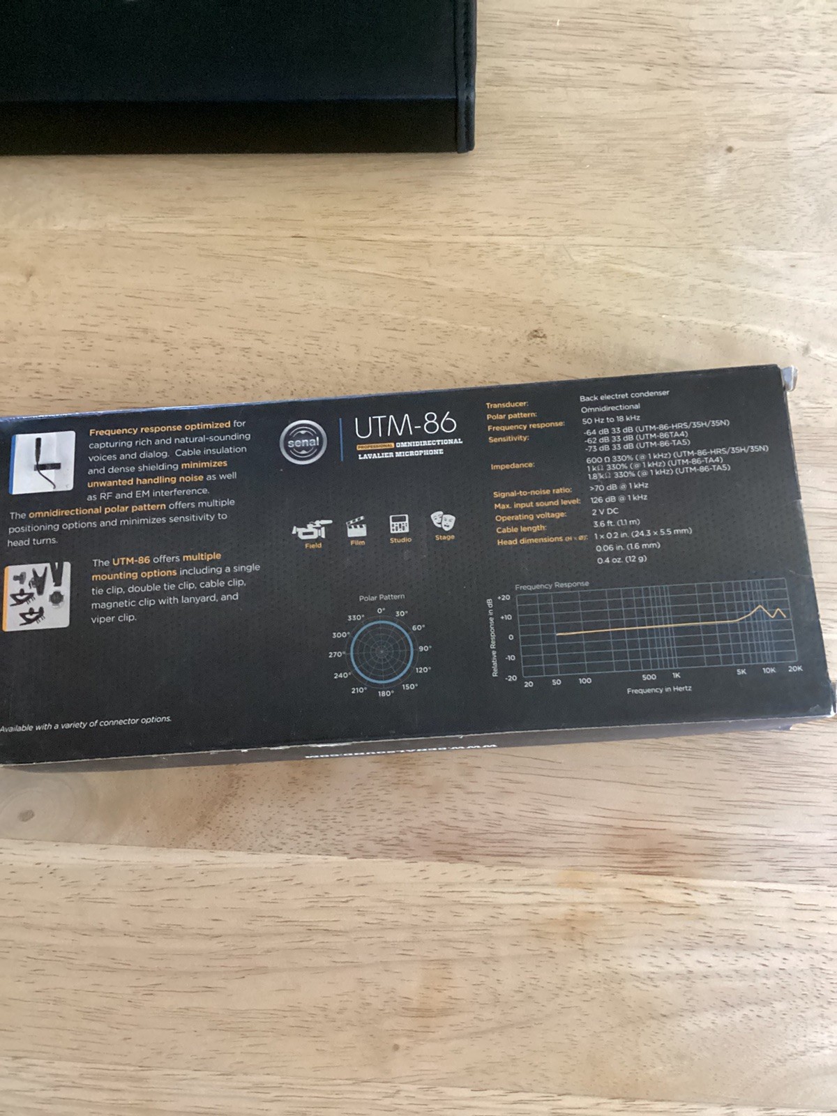 Senal UTM-86 professional Omnidirection lavalier Microphone
