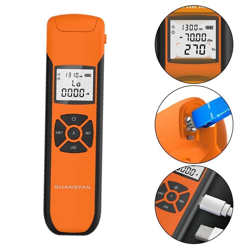 Brand New Optical Power Meter Optical Power High Accurancy USB Cable Fiber