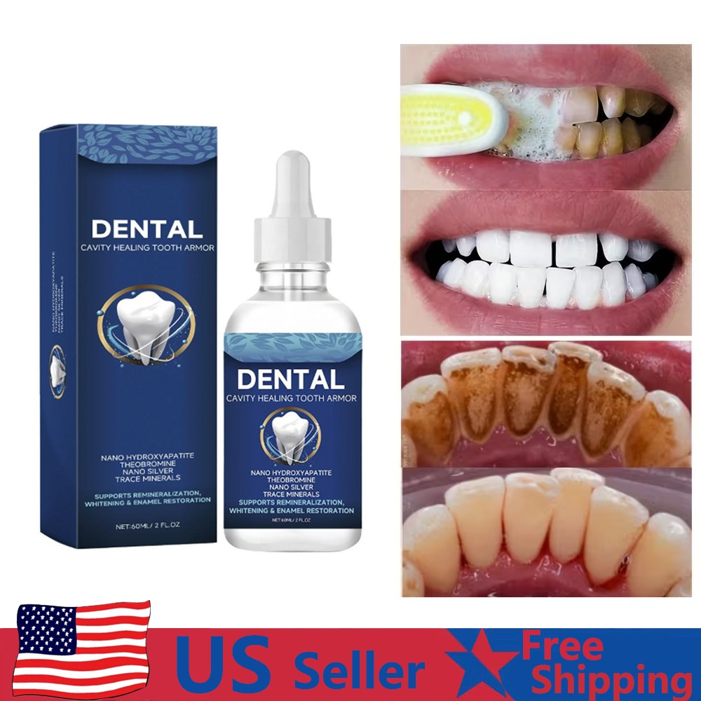 Dental Cavity Healing Tooth Armor Teeth Care Whitening Enamel Restoration 60ml~