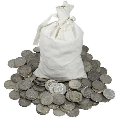 12 Ounces Bag 90% Silver Franklin Halves Coins U.S. MintedPre 1965  1