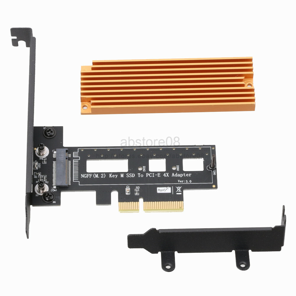NGFF(M.2) PCI-E SSD to PCI Express 3.0 x4 Host Adapter Card