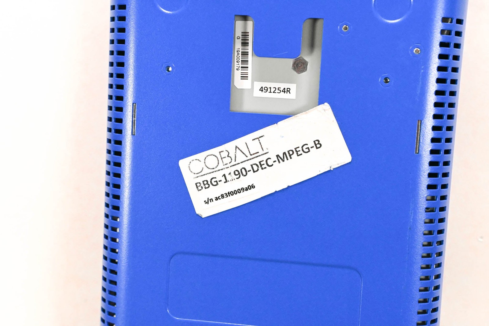 Cobalt BBG-1190-DEC-MPEG-B Broadcast Video Decoder CG01QAN
