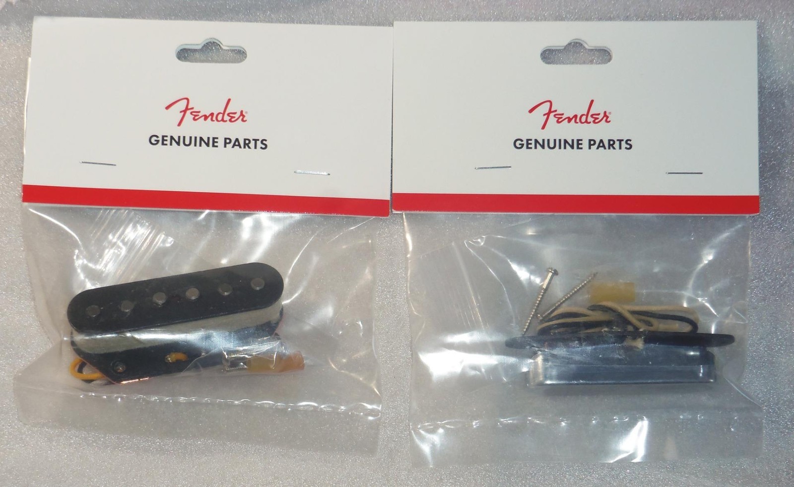 Fender® `62 Telecaster Custom Bridge & Neck Pickup Set~USA~W/Hardware~Brand New
