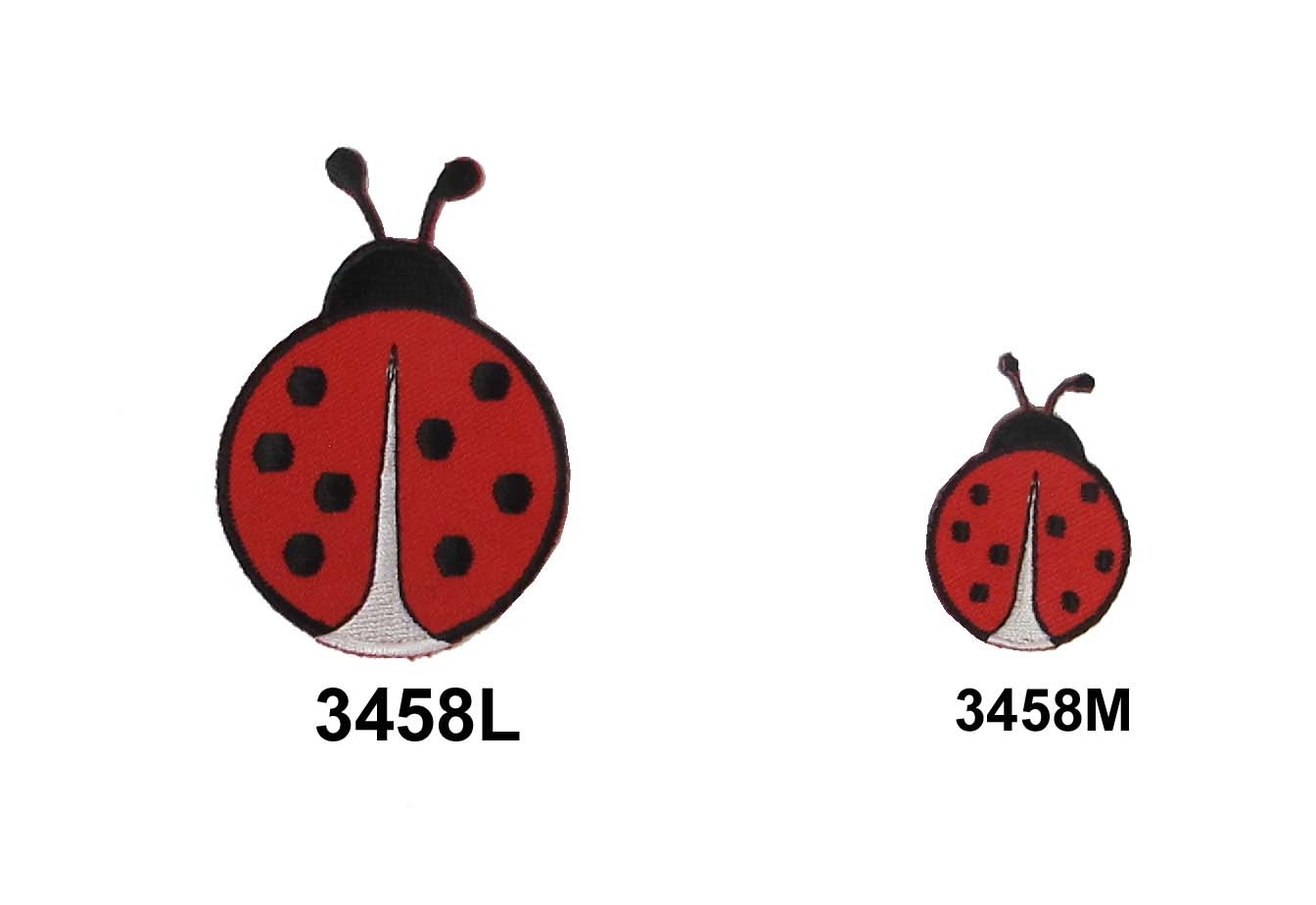 Ladybug Embroidery Iron On Applique Patch