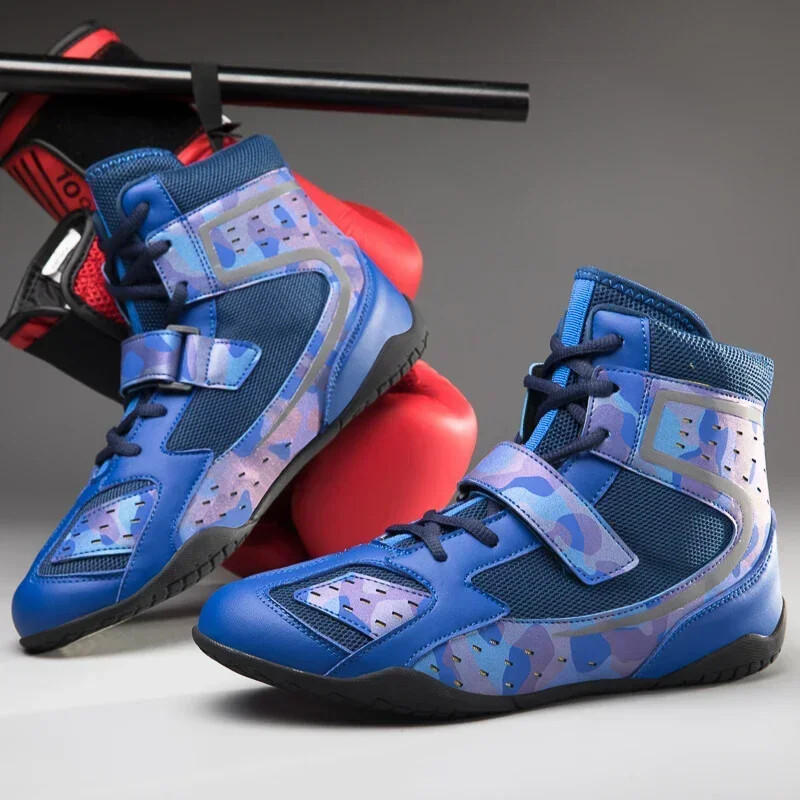 New Outdoor High-Top Wrestling Boxing Shoes Non-Slip Combat Training Unisex