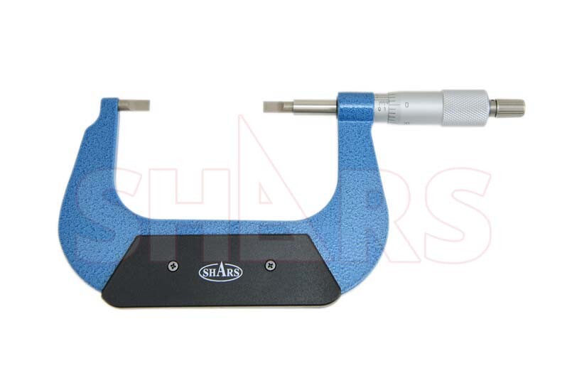 Shars 2-3" Mechanical Blade Micrometer Ratchet Stop 0.0001" New P}