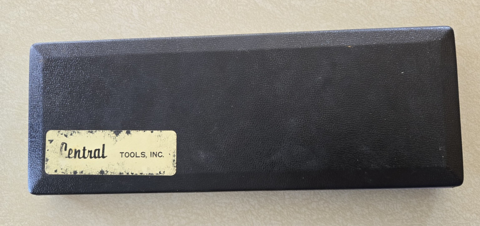 Central Tools Dial Caliper 0-6”, #6422 With Original Case and Box