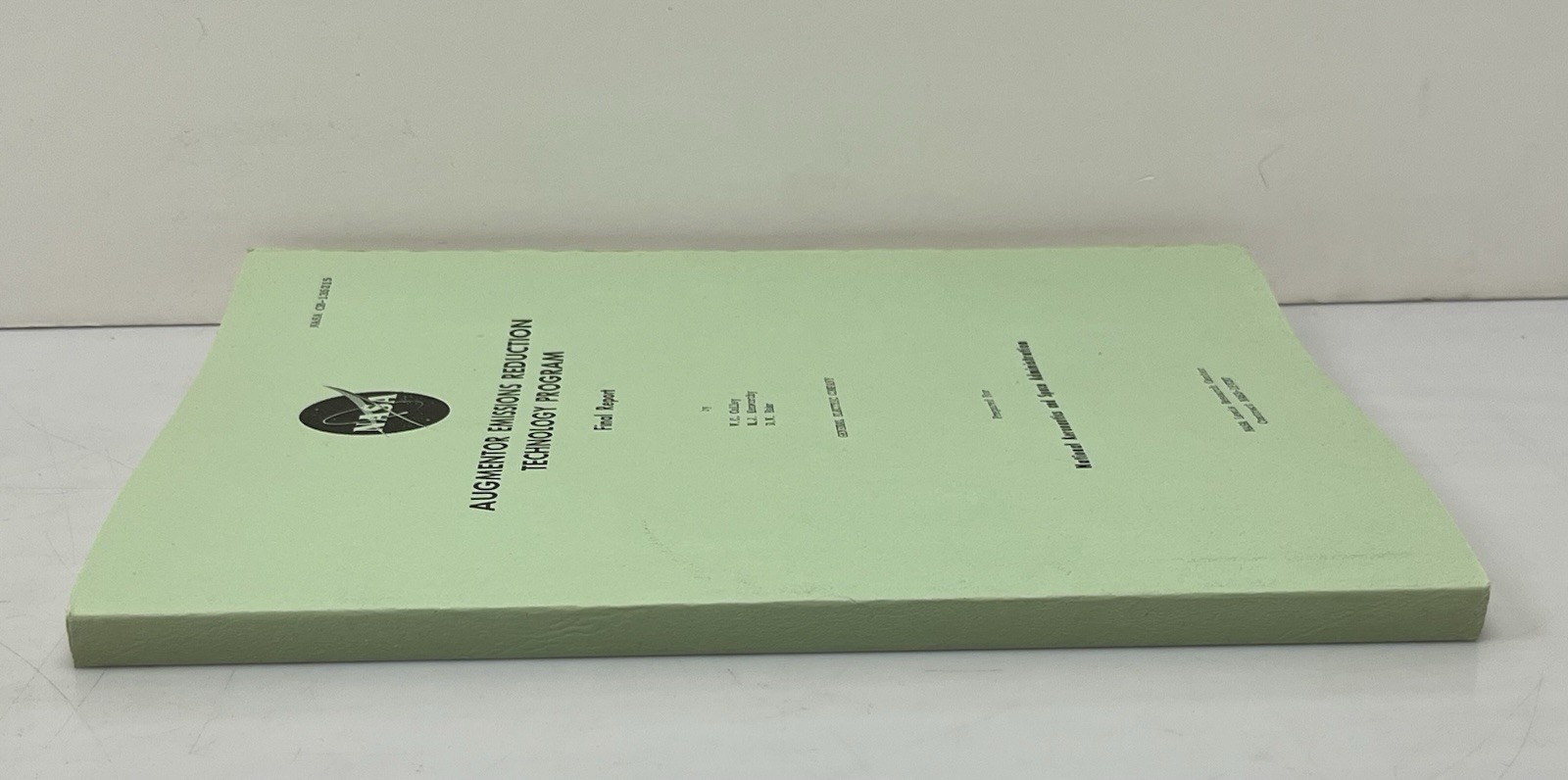 NASA CR-135215 Augmentor Emissions Reduction Technology Program November 1977