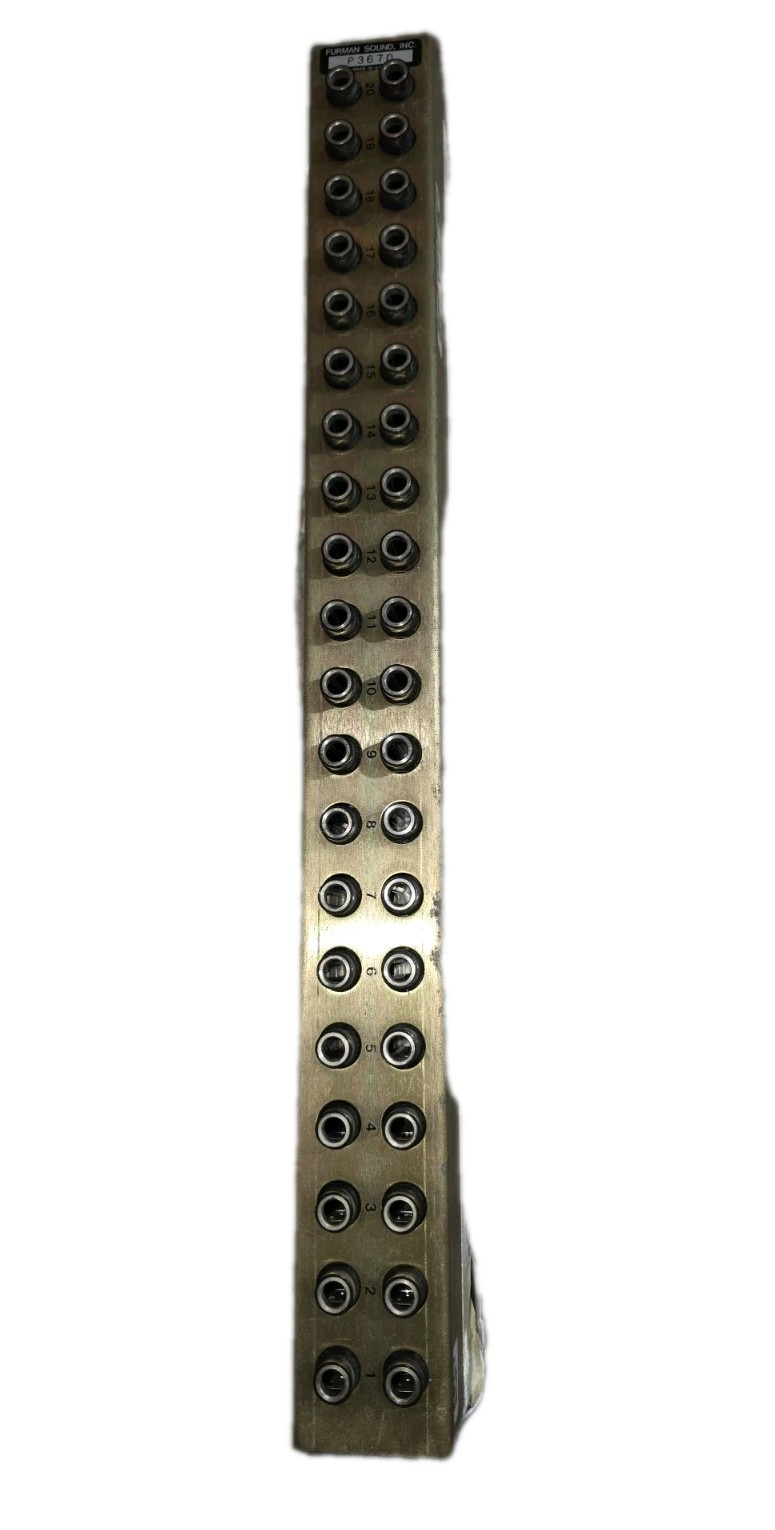 Furman PB-40 Patch Bay - Used Audio Sound System