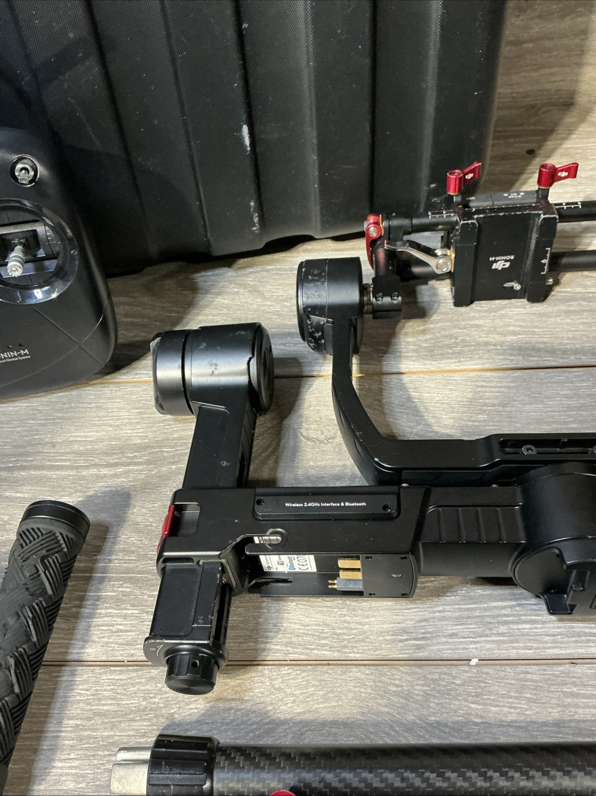 DJI Ronin M Gimbal Camera Stabilizer With Battery Remote Stand - Tested No Chrgr