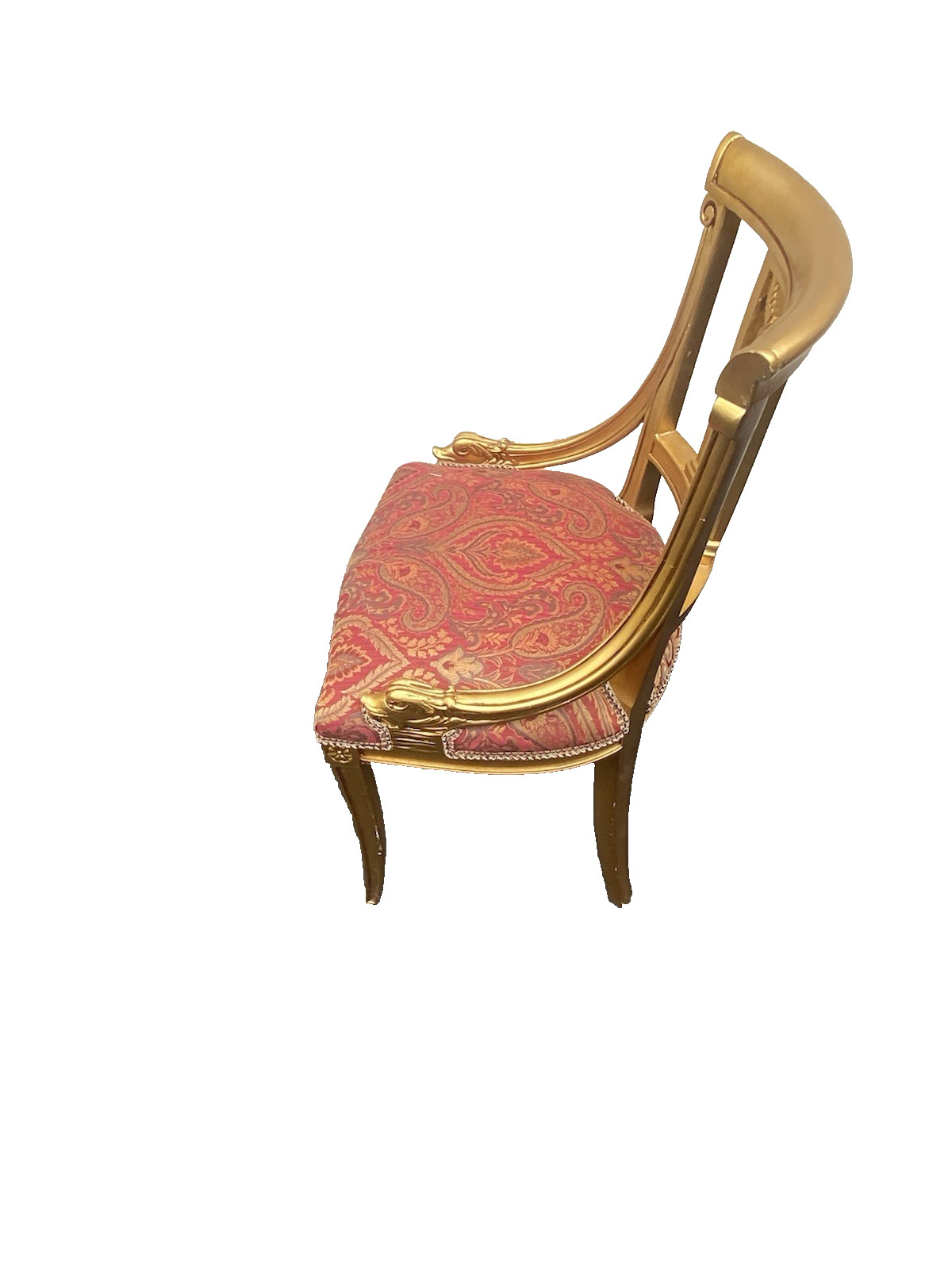 66455 Pair Custom Hand Made Decorator Chair s with Fish Figures.