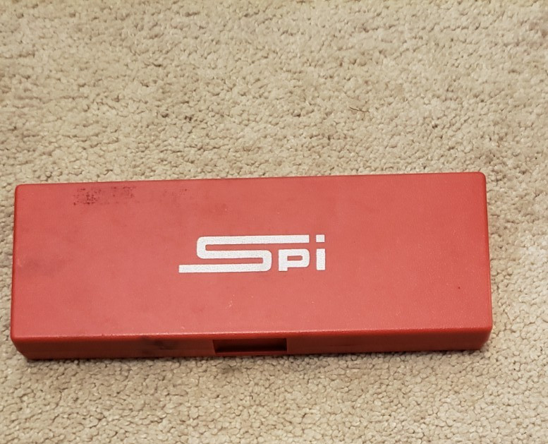 SPI DIAL INDICATOR 6" SHOCK PROOF 0.001 IN NICE CONDITION W/ CASE