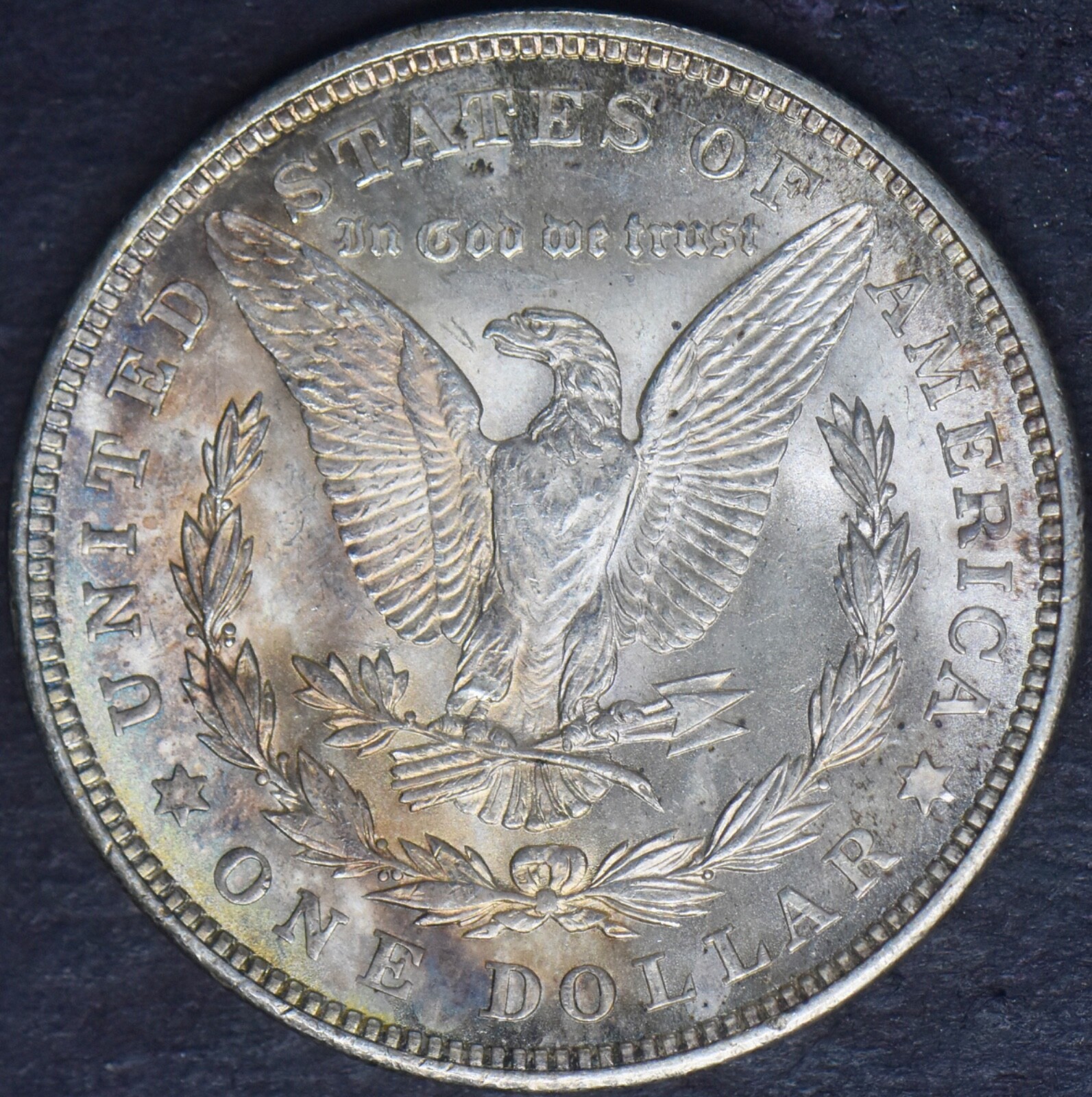 1921 Morgan Silver Dollar Toned - ✪COINGIANTS✪
