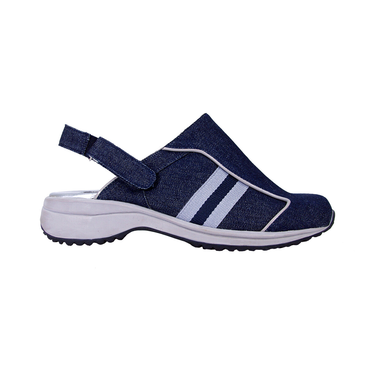 Fuzzy Sandy Women's Wide Width Blue Denim Casual Clogs *** Read Description ***